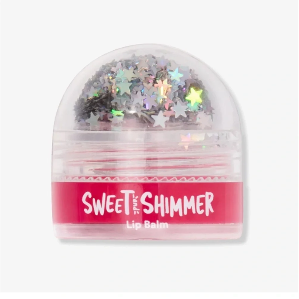 Sweet Shimmer Lip Balm with Star Glitter case